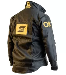 Jaqueta de Solda Preta ESAB Logo OK