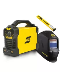 KIT Máquina de Solda Inversora ESAB HandyArc 162i + Swarm A10 + Eletrodo ESAB OK Na Medida - OK 61.30 E308-17 - 3,25mm 30 unids.