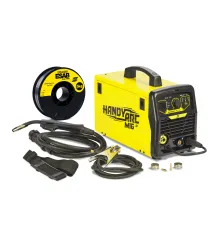 KIT Máquina de Solda Inversora HandyArc MIG 160i + Arame Mig Uso Sem Gás 1,0mm 5kg