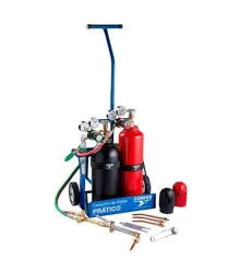 Conjunto de Solda e Corte Prático Oxigênio/Acetileno CONDOR