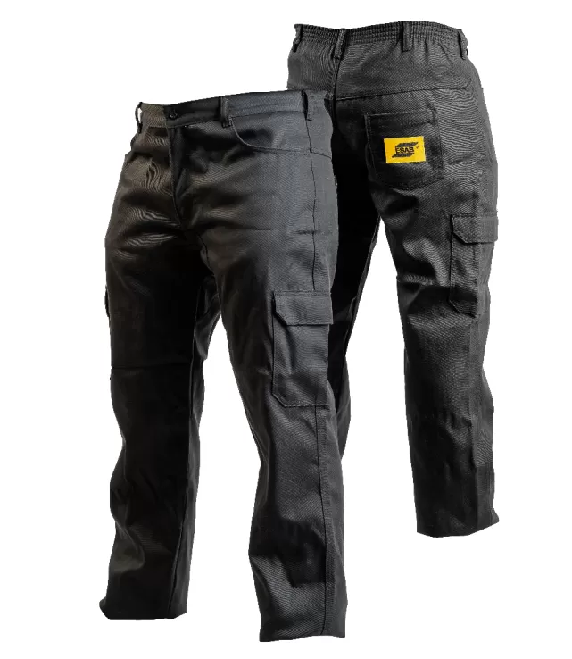 Calça ESAB HD Black frente e costas