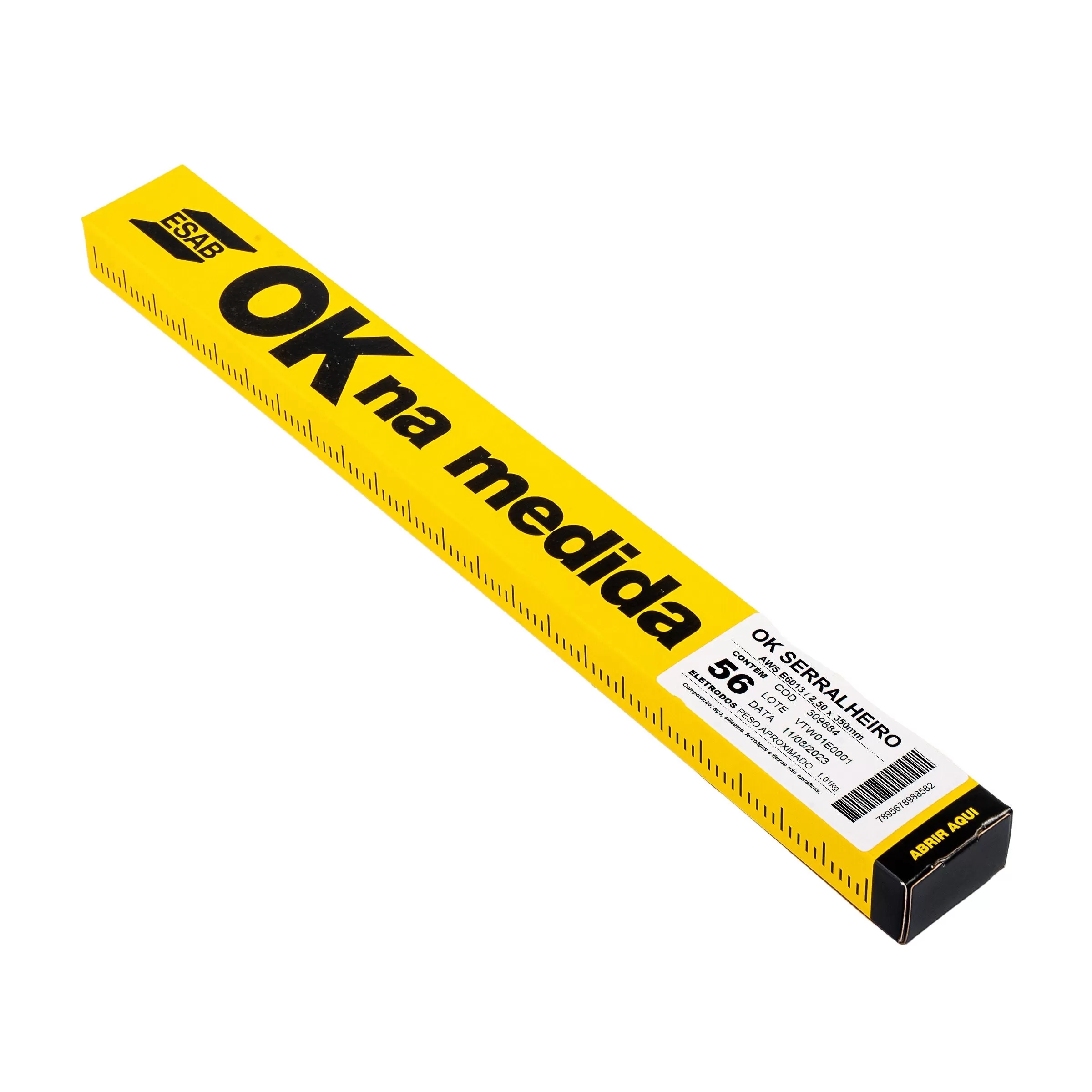 Eletrodo ESAB OK Na Medida - OK Serralheiro E6013 - 2,5mm 56 unids.