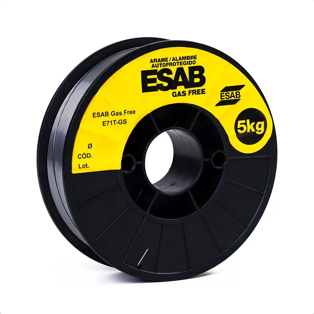 Arame Para Solda Mig Uso Sem Gás 1,0mm 5kg - ESAB Gas Free