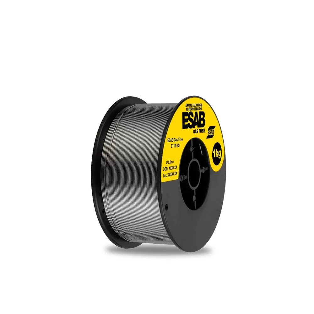Arame Para Solda Mig Uso Sem Gás 0,8mm 1kg - ESAB Gas Free