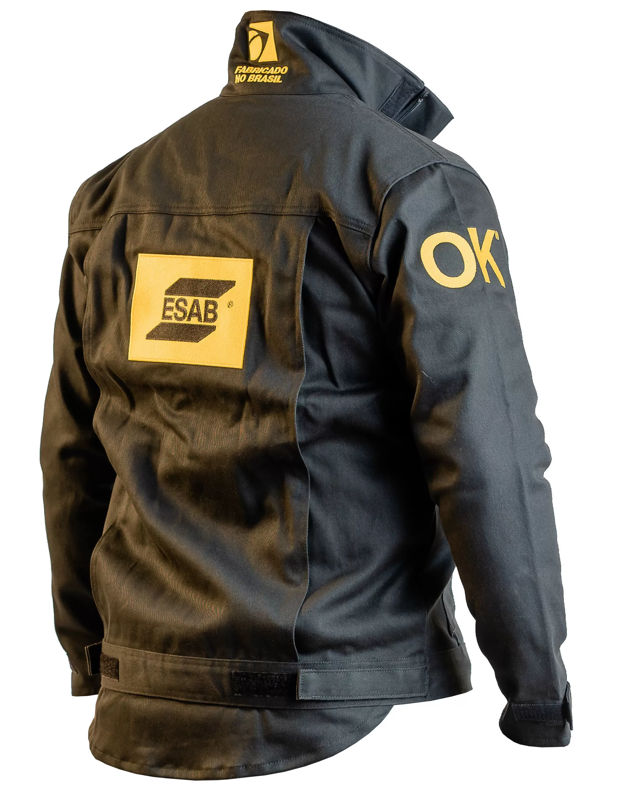 Jaqueta de Solda Preta ESAB Logo OK