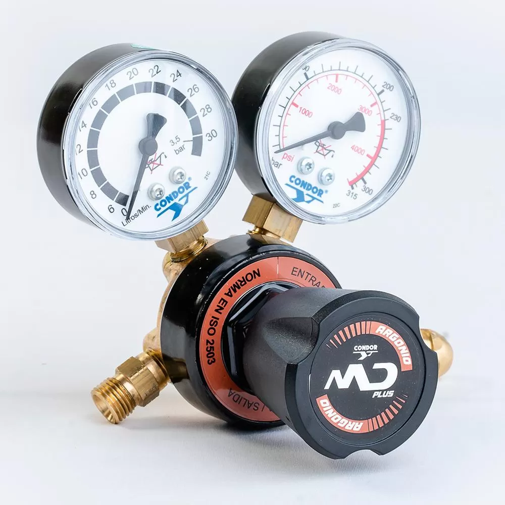Regulador De Pressão MD Plus G30 Argônio Para Cilindro CONDOR