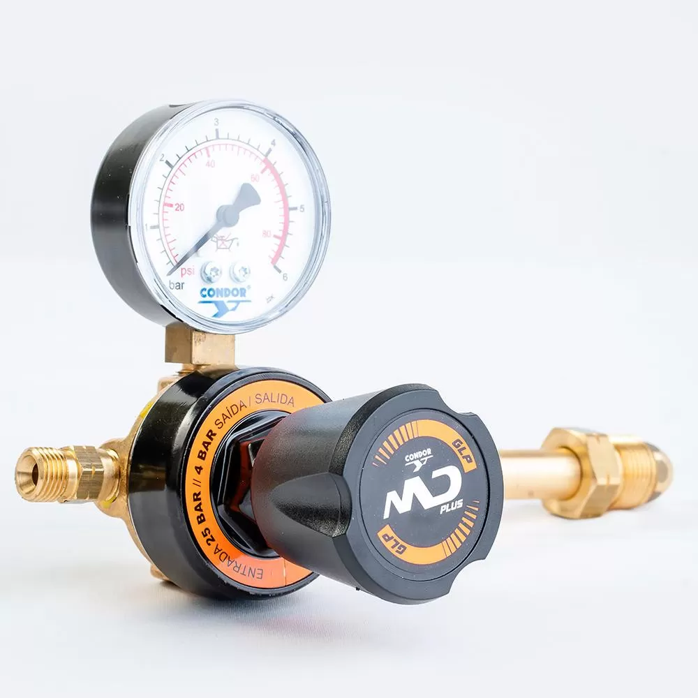 Regulador De Pressão MD Plus 4 Glp45 Para Cilindro CONDOR