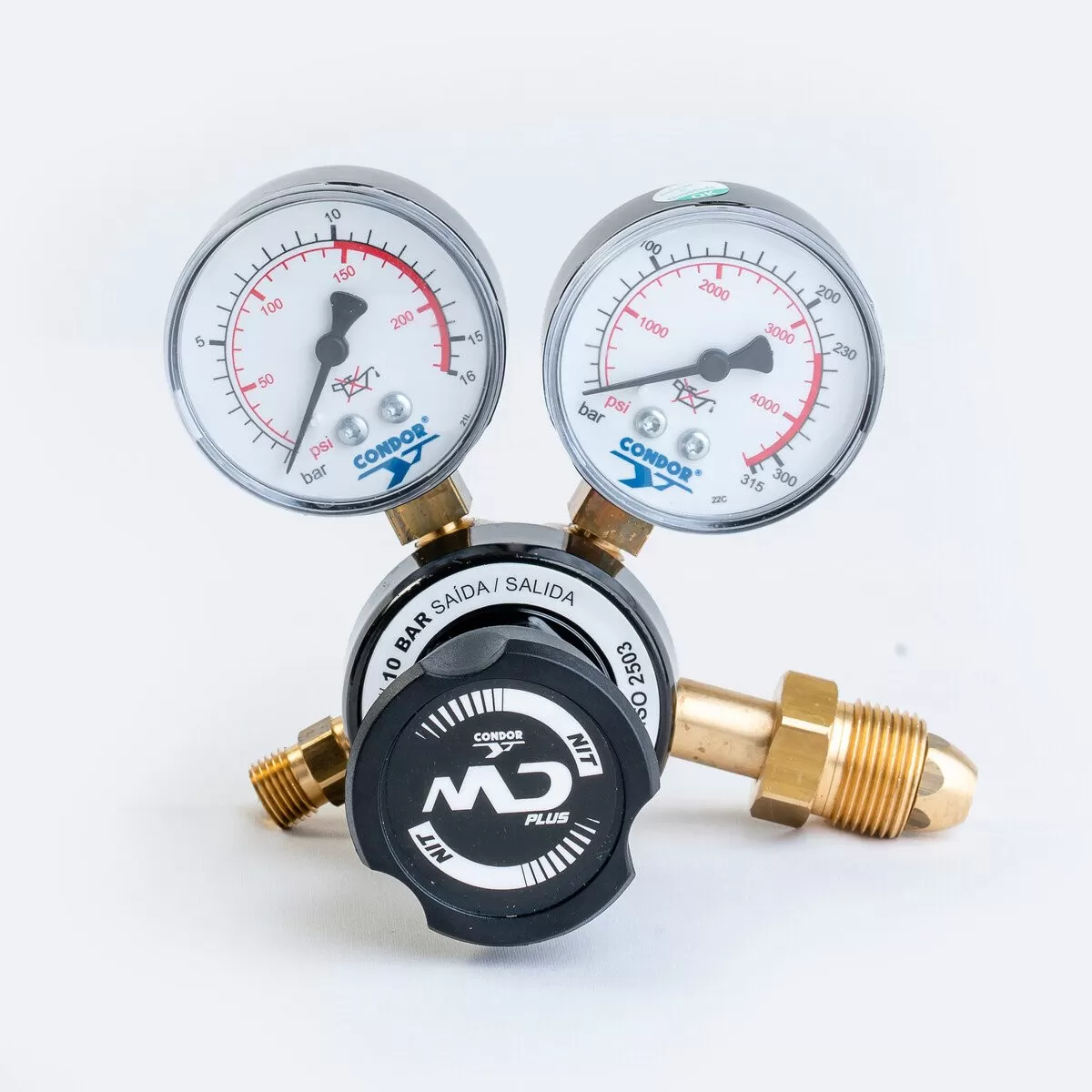 Regulador de Pressão MD Plus 10 Nitrogênio Para Cilindro CONDOR