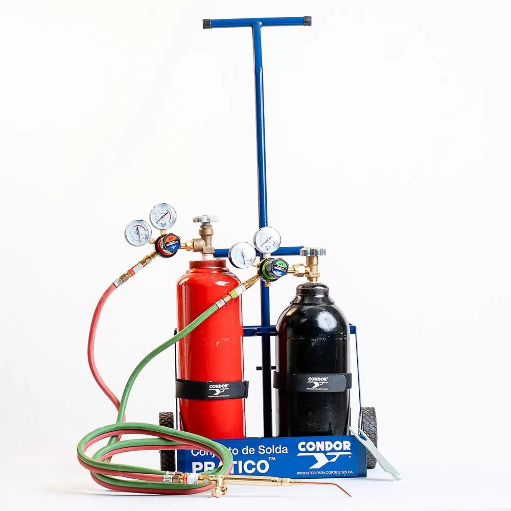 Conjunto de Solda Prático Oxigênio/Acetileno Economy CONDOR
